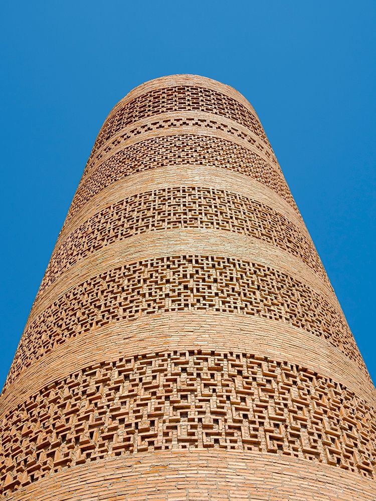 Burana Tower-a former minaret and icon of Kyrgyzstan Balasagun an ancient city
